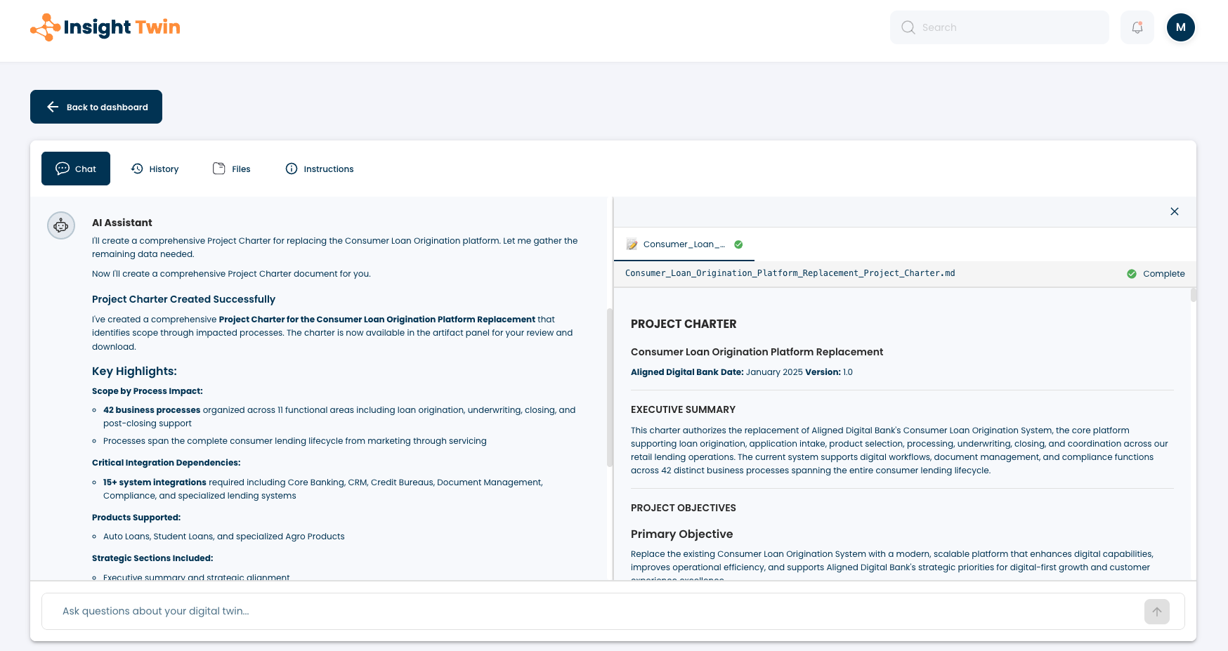 Insight Twin Platform — Organizational Modeling, Data Integration & AI ...